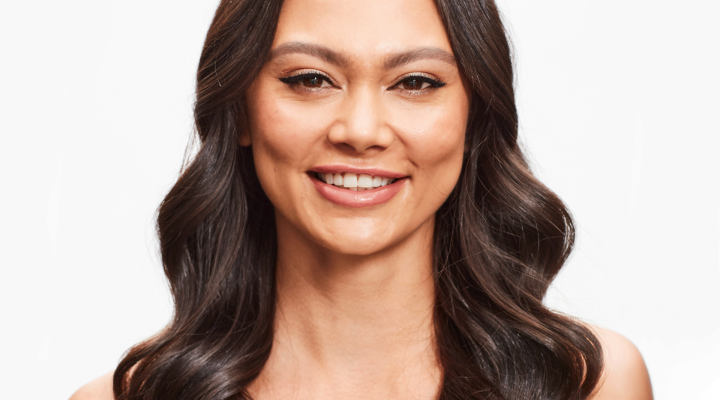 Model with Eyelash Extensions